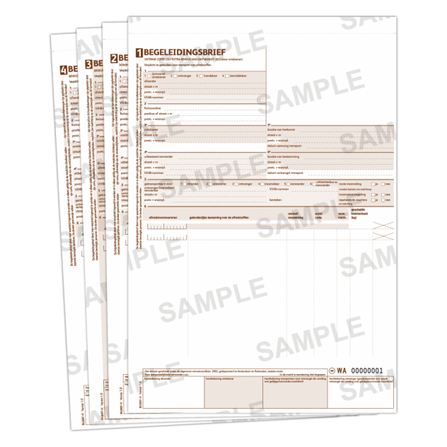 5614 Afval begeleidingsbrief